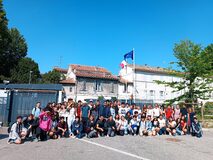 Galerie photo visite avec le lycée d'Avignon avec les correspondants